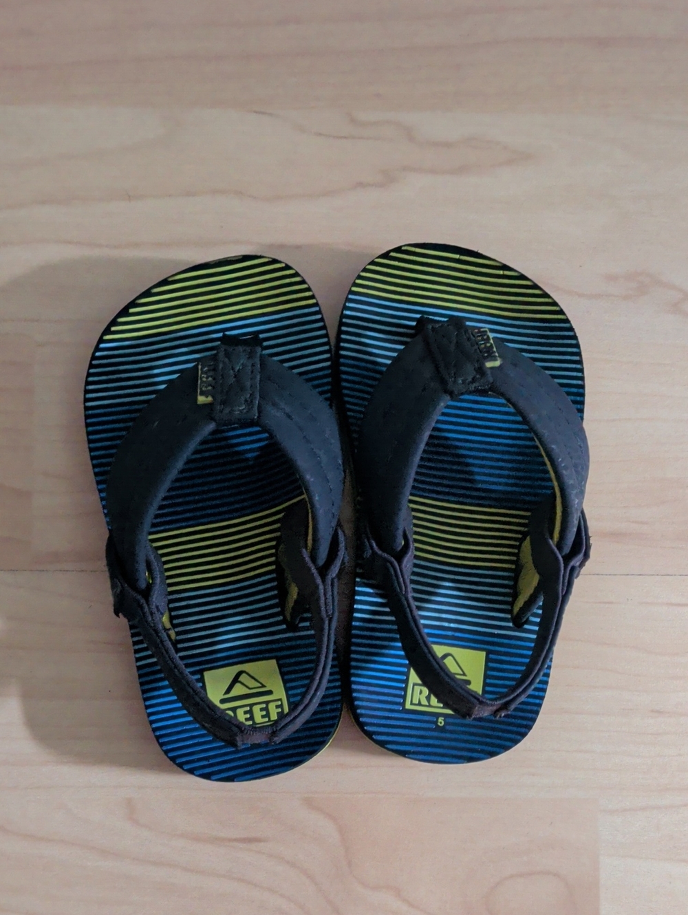 Reef Kids Flip Flops, Toddler Size 5
